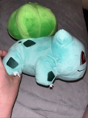 Pokemon Bulbasaur Plush Toy Blue and Green